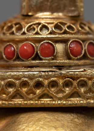 Buddhist Relic Stupa | Religious Artifacts | Handcarved Zen Decors