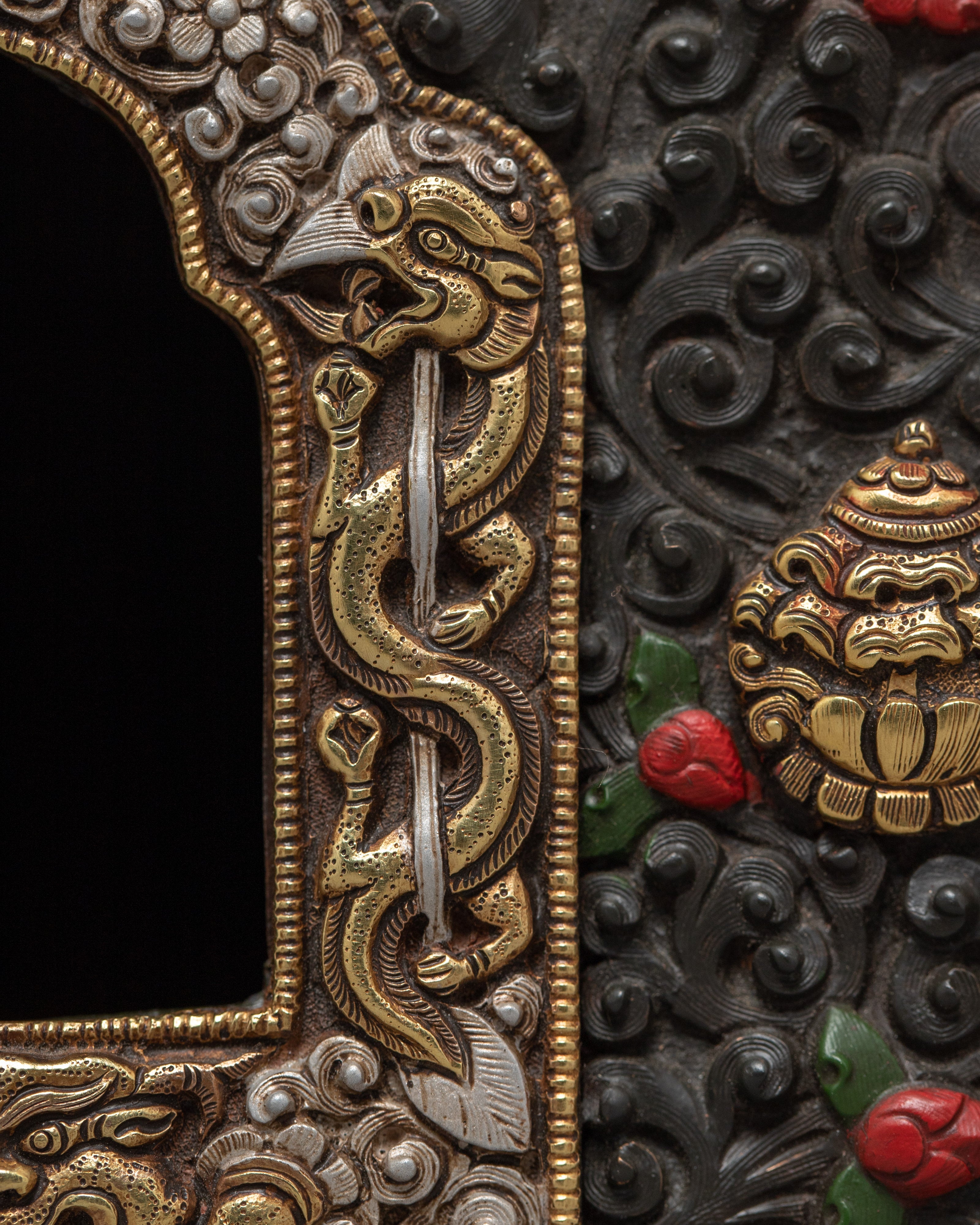 Ghau Prayer Box | Oriental Home Decor | Nepal Crafts