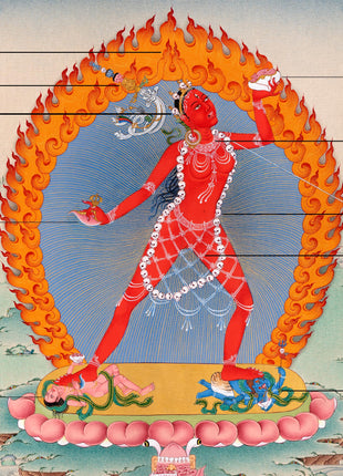 Vajrayogini Thangka | Wrathful Dakini | Female Yidam