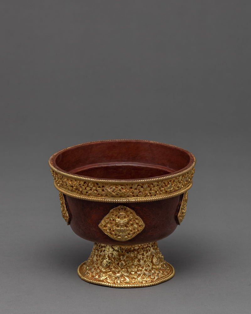 copper alloy offering bowl
