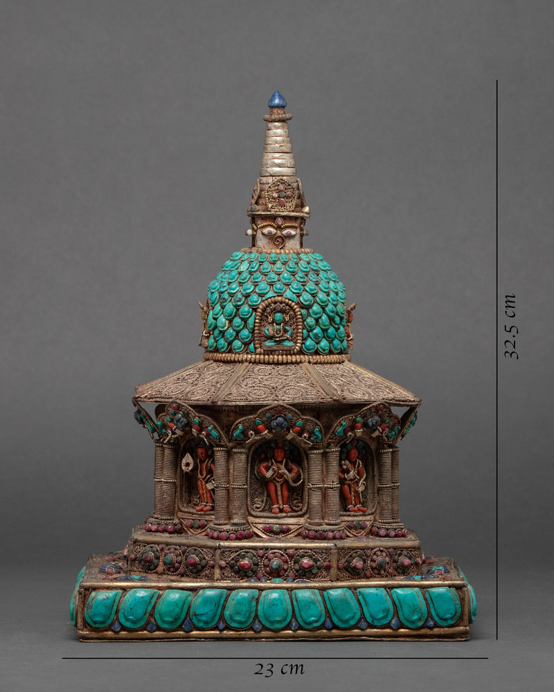 Unique Buddhist Stupa | Ritual Objects | Religious Artifacts
