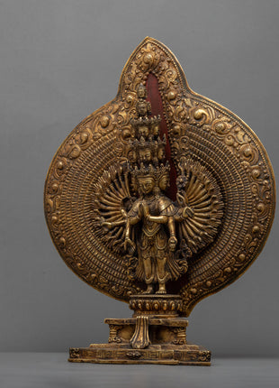1000 Armed Chengrezig Statue | Himalayan Art Work