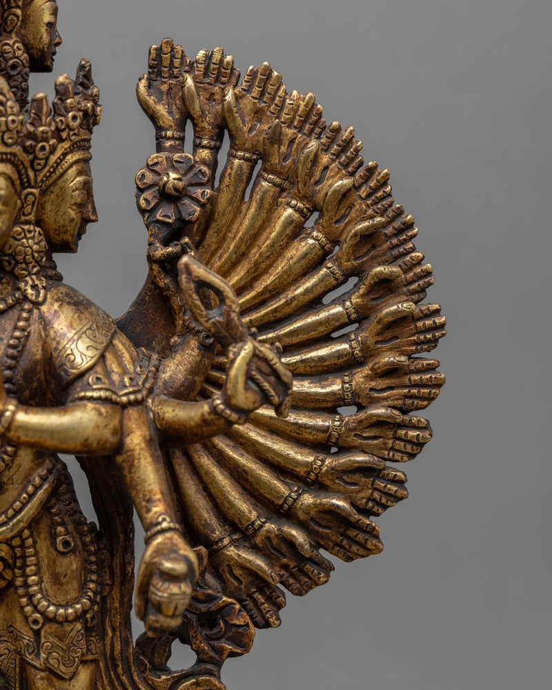1000 Armed Chengrezig Statue | Himalayan Art Work