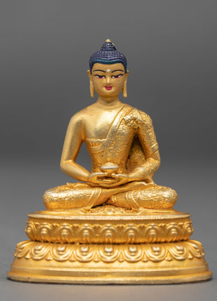 Three Buddha Statue Set | 24k Gold Electroplated Statues