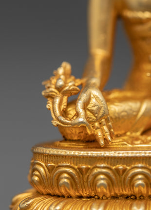 Three Buddha Statue Set | 24k Gold Electroplated Statues