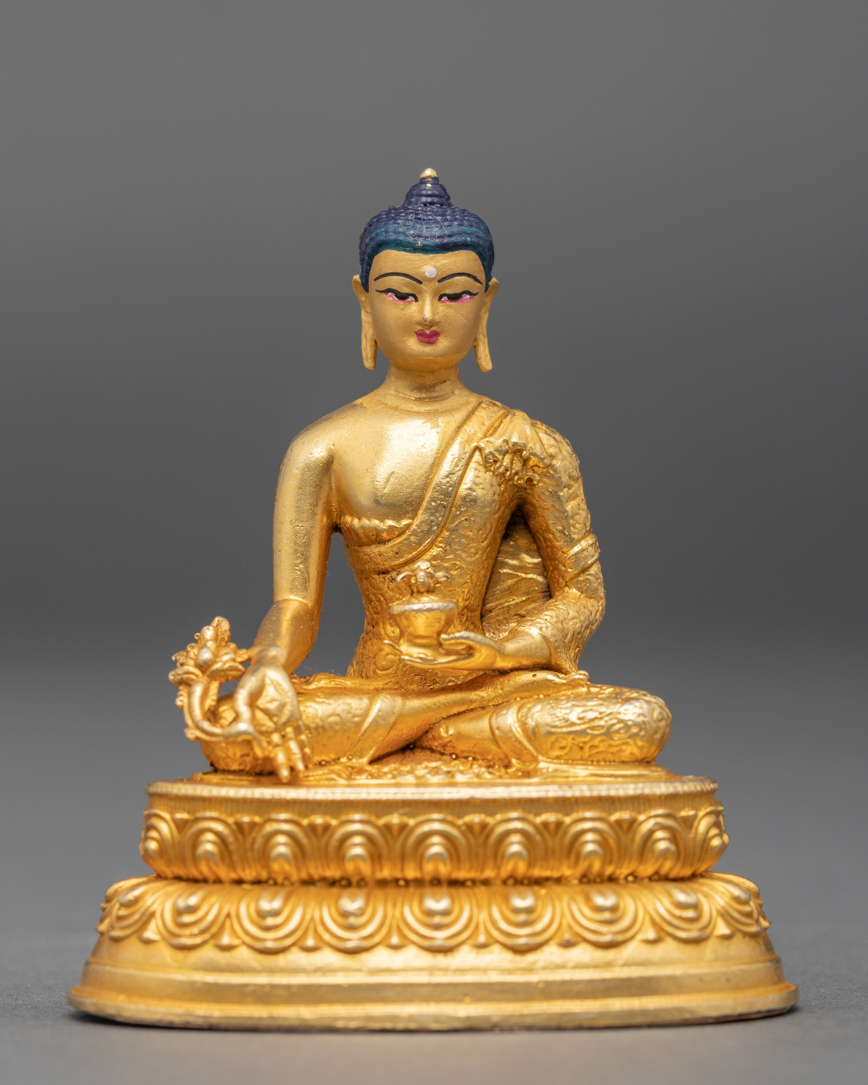 Three Buddha Statue Set | 24k Gold Electroplated Statues