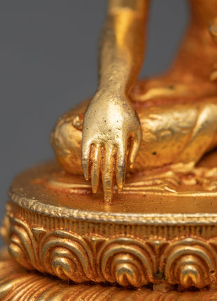 Three Buddha Statue Set | 24k Gold Electroplated Statues