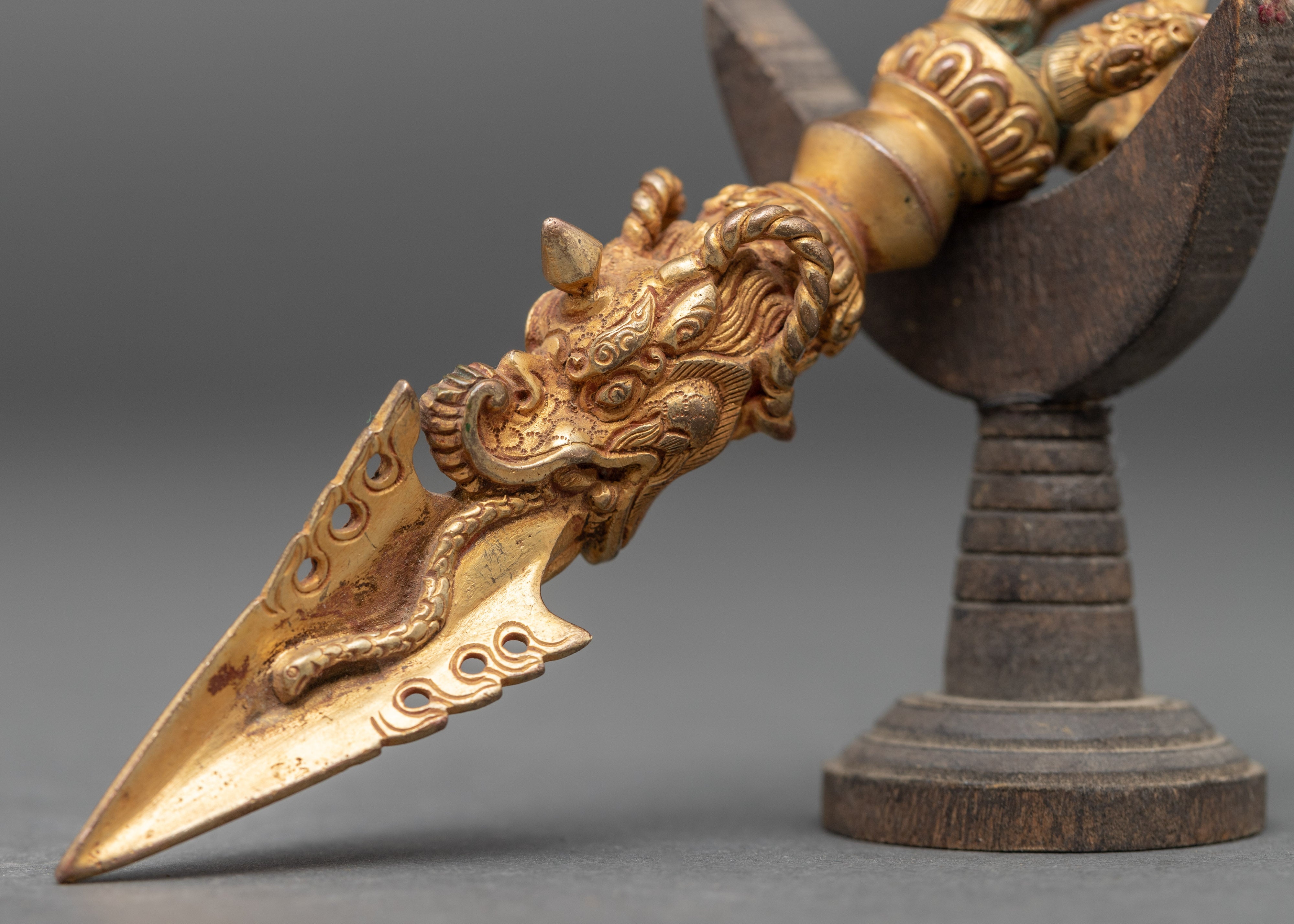 Buddhist Ritual Phurba | 3 Sided Dagger