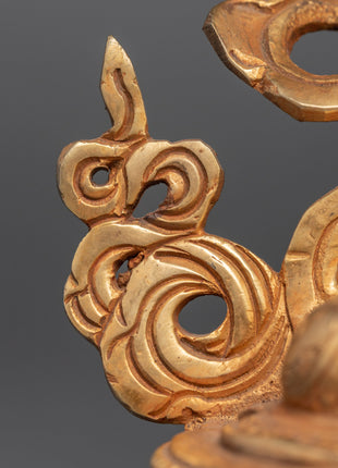 Crystal Vajrasattva Statue | Tibetan Copper Body Statue