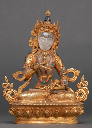 Crystal Vajrasattva Statue