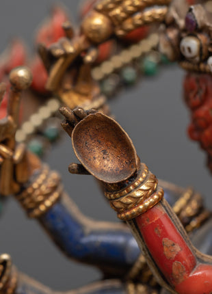 12 Armed Chakrasamvara Statue | Buddhist Yidam
