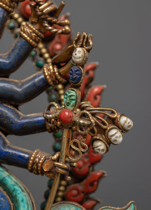 12 Armed Chakrasamvara Statue | Buddhist Yidam