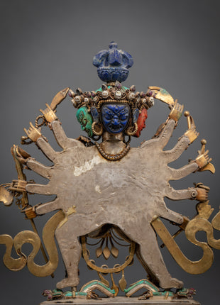 12 Armed Chakrasamvara Statue | Buddhist Yidam