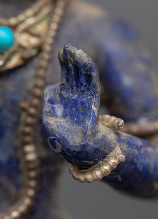 Blue Manjushri Statue | Home Decor Scupture