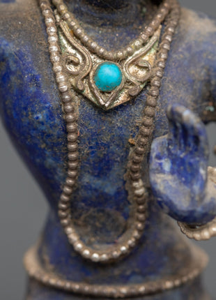 Blue Manjushri Statue | Home Decor Scupture