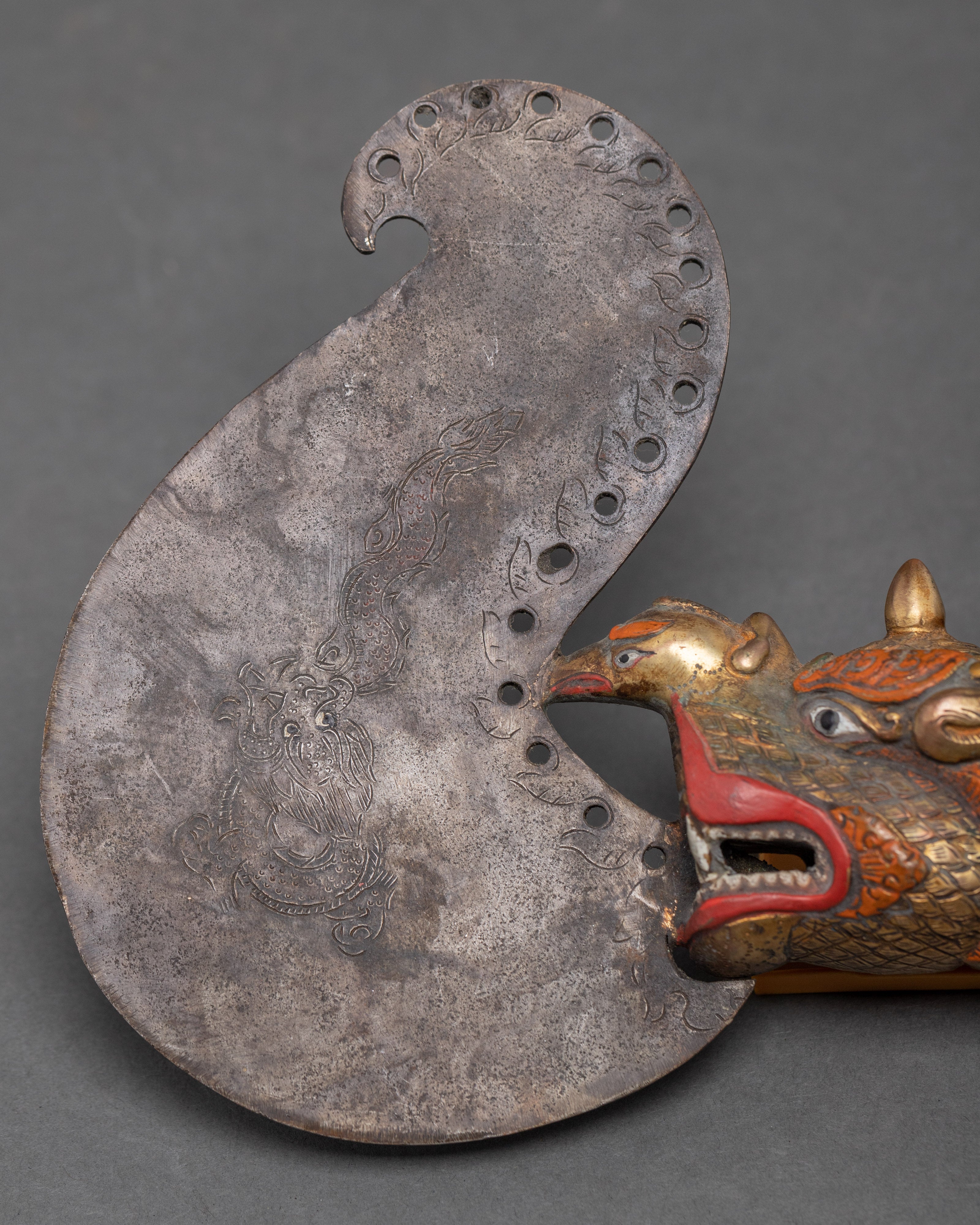 Ritual Flaying Knife | Tibetan Curved Knife