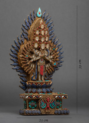 Thousand Armed Avalokiteshvara Statue | Indoor Buddha Statue