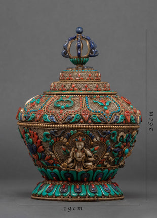 Small Dhupur Rice Pot | Buddhist Home Decor