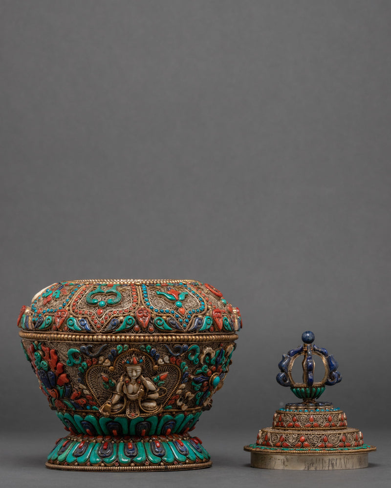 Small Dhupur Rice Pot | Buddhist Home Decor