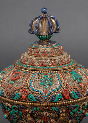 Small Dhupur Rice Pot | Buddhist Home Decor