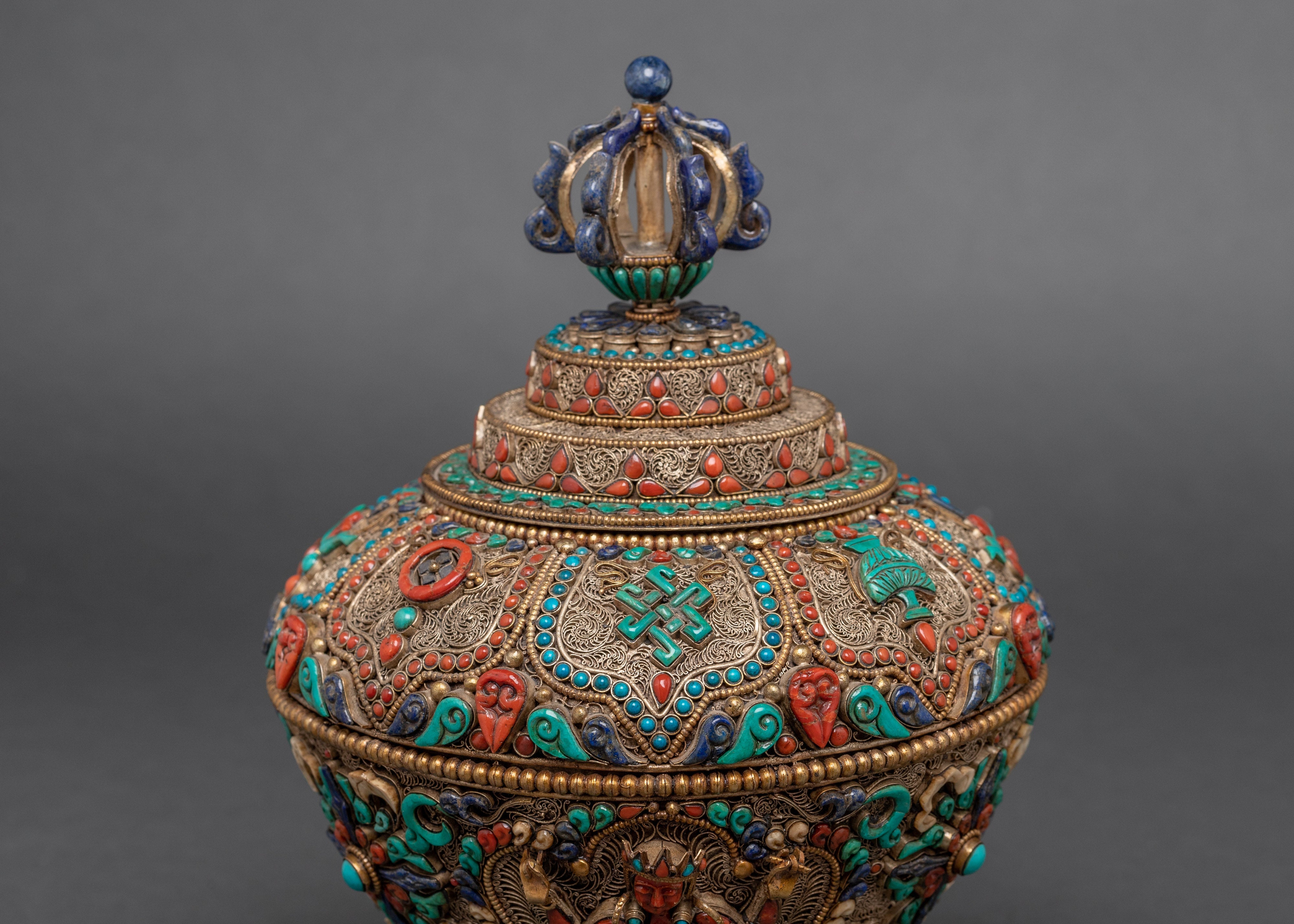 Small Dhupur Rice Pot | Buddhist Home Decor
