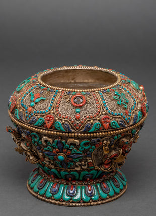 Small Dhupur Rice Pot | Buddhist Home Decor