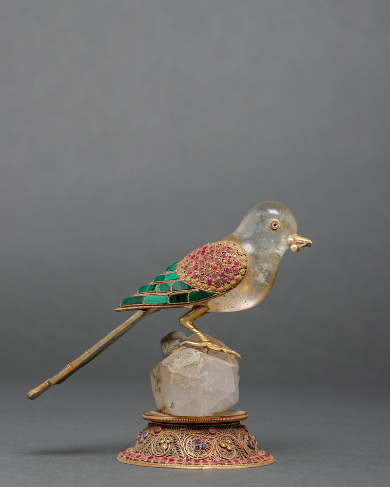 Crystal Bird Figurines