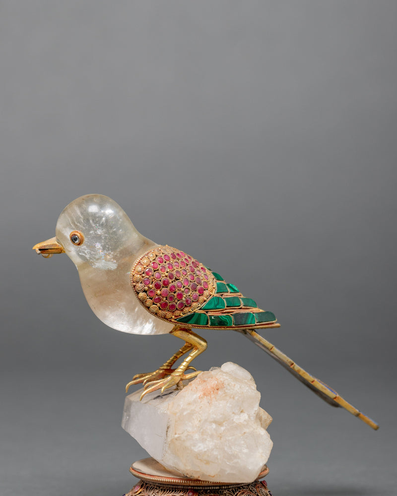 Crystal Bird Figurines | Bird Figurine Decor