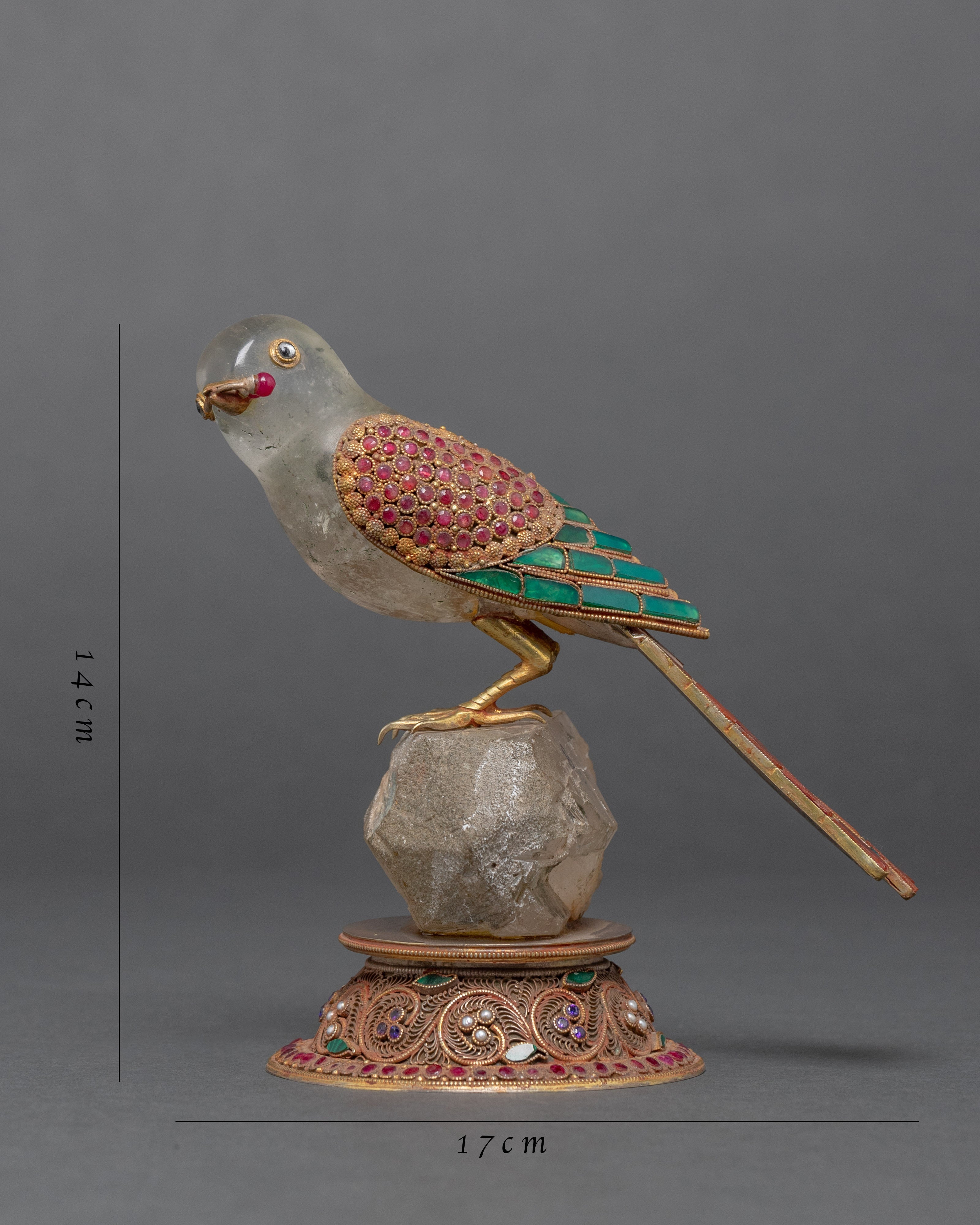 Crystal Bird | Handcarved Decor | Home Decor