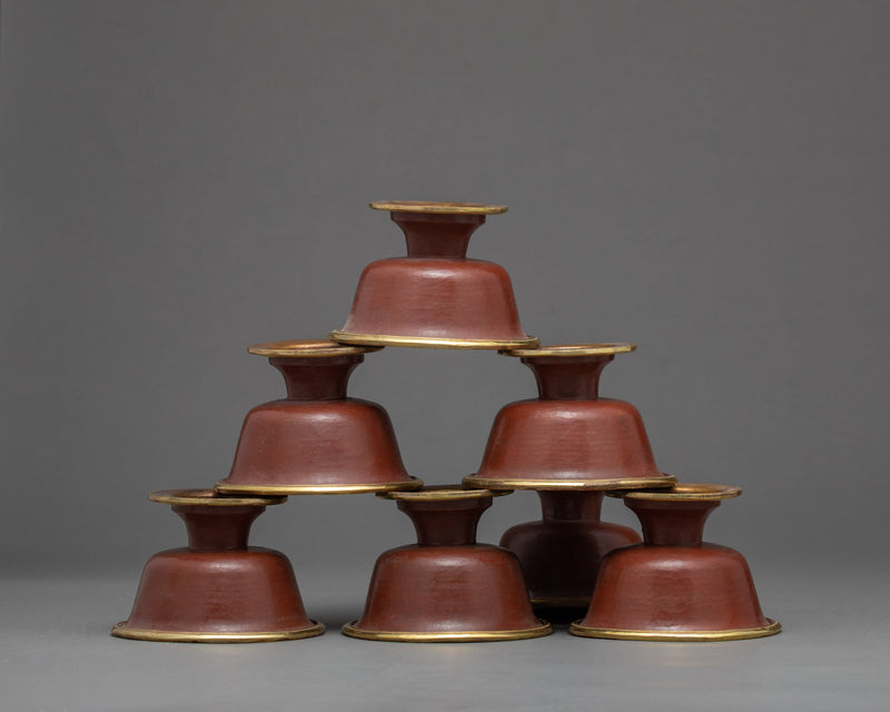 Zen Offering Bowl Set | Meditation Altar Supplies | Gifts for Buddhists
