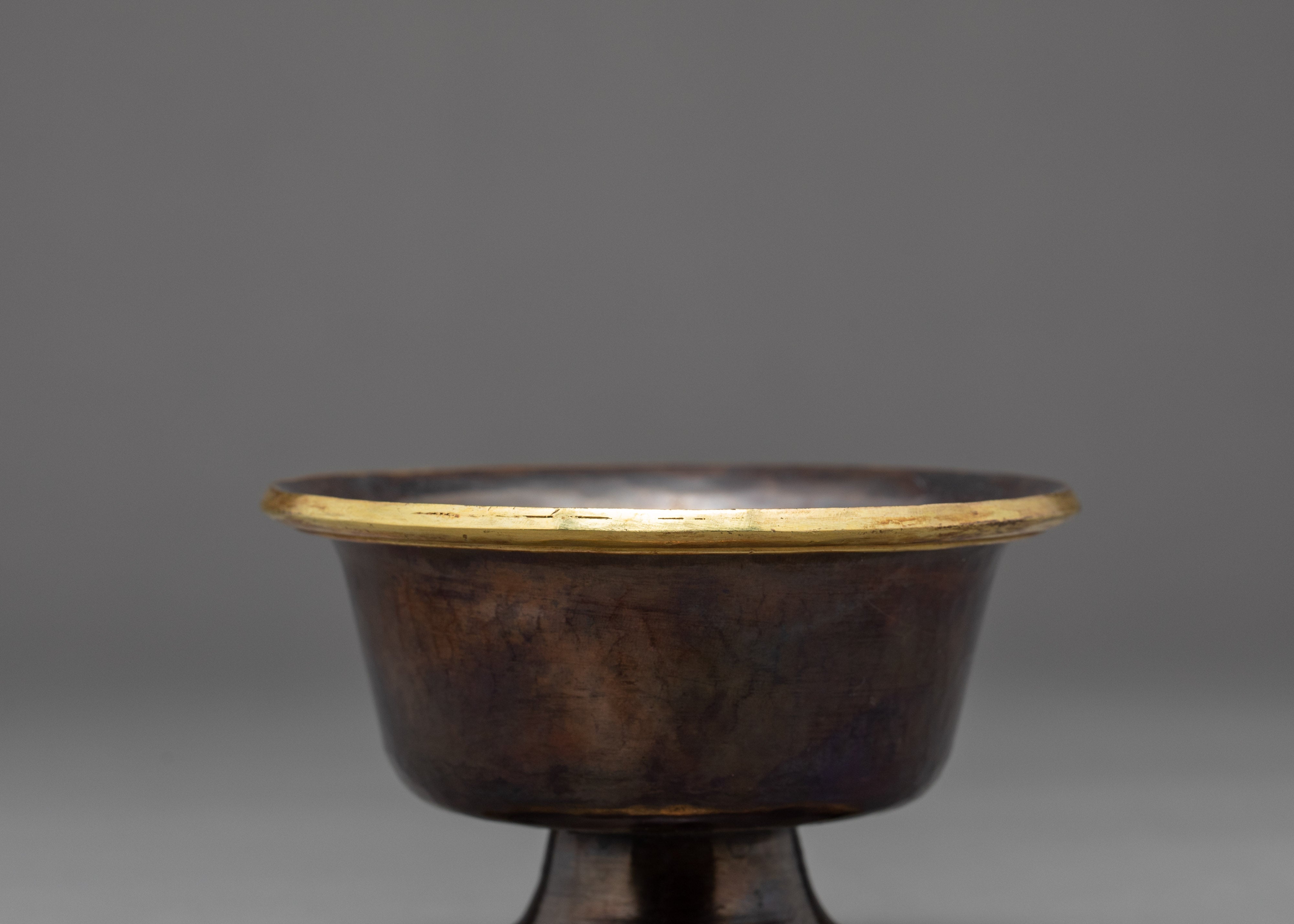 Copper Bowls Oxidized with Antique Finish | Seven Offering Bowls | Ritual Objects