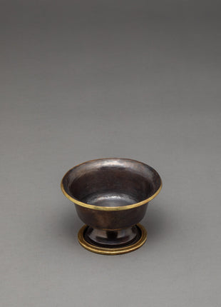 Copper Bowls Oxidized with Antique Finish | Seven Offering Bowls | Ritual Objects