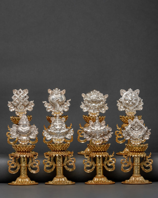 Buddhism Ashtamangala Set | Religious Buddhist Artifacts
