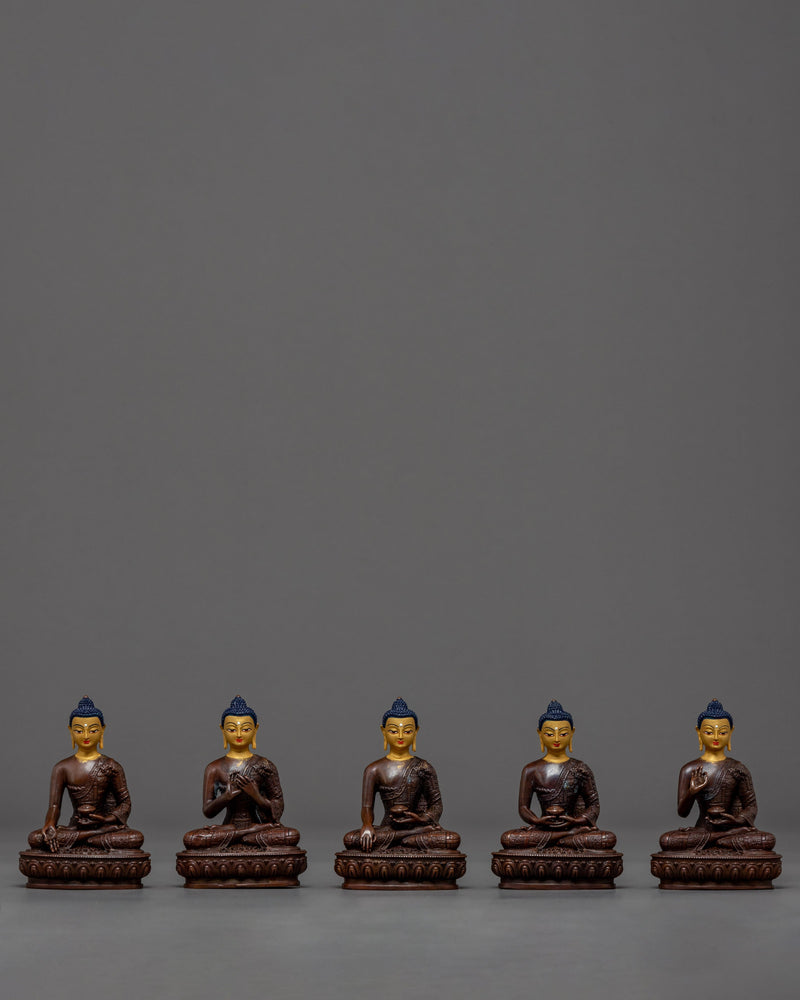 Five Dhyani Buddhas Sculpture