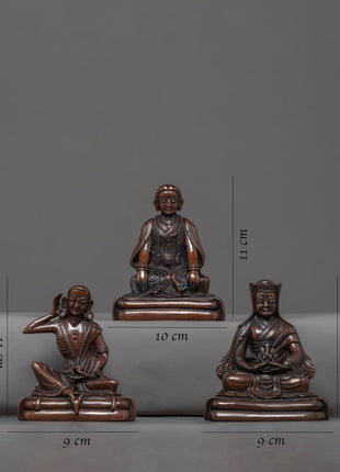 Buddhist Masters Statue | Handcarved Buddhist Set