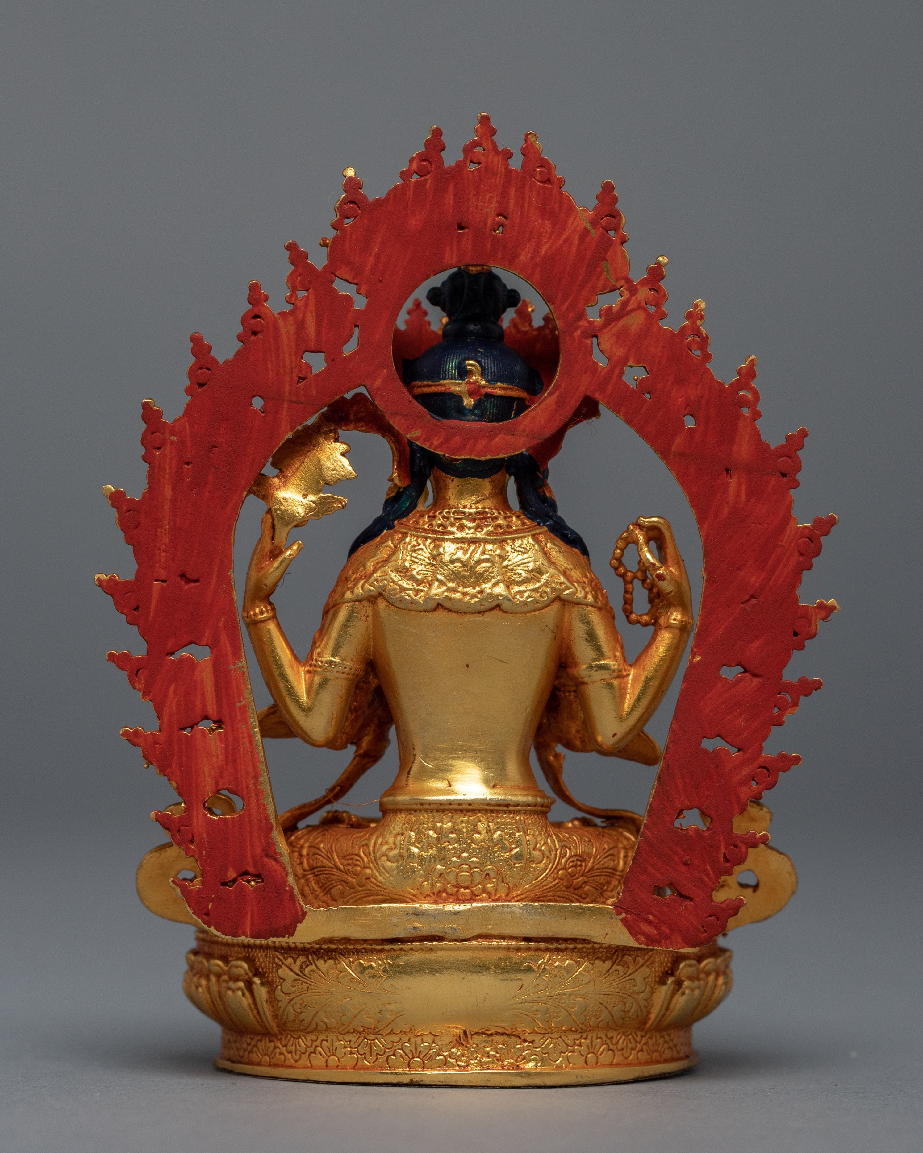 Miniature Chenrezig Sculpture | Himalayan Art Work
