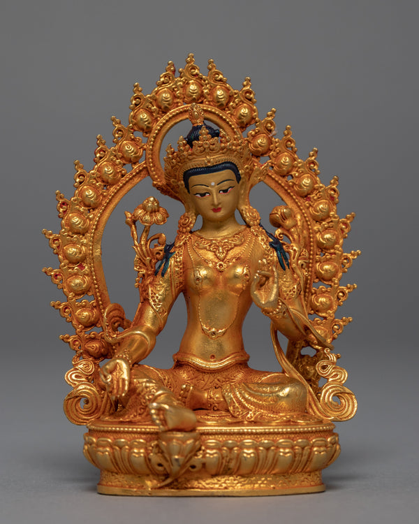 Mini Green Tara Sculpture