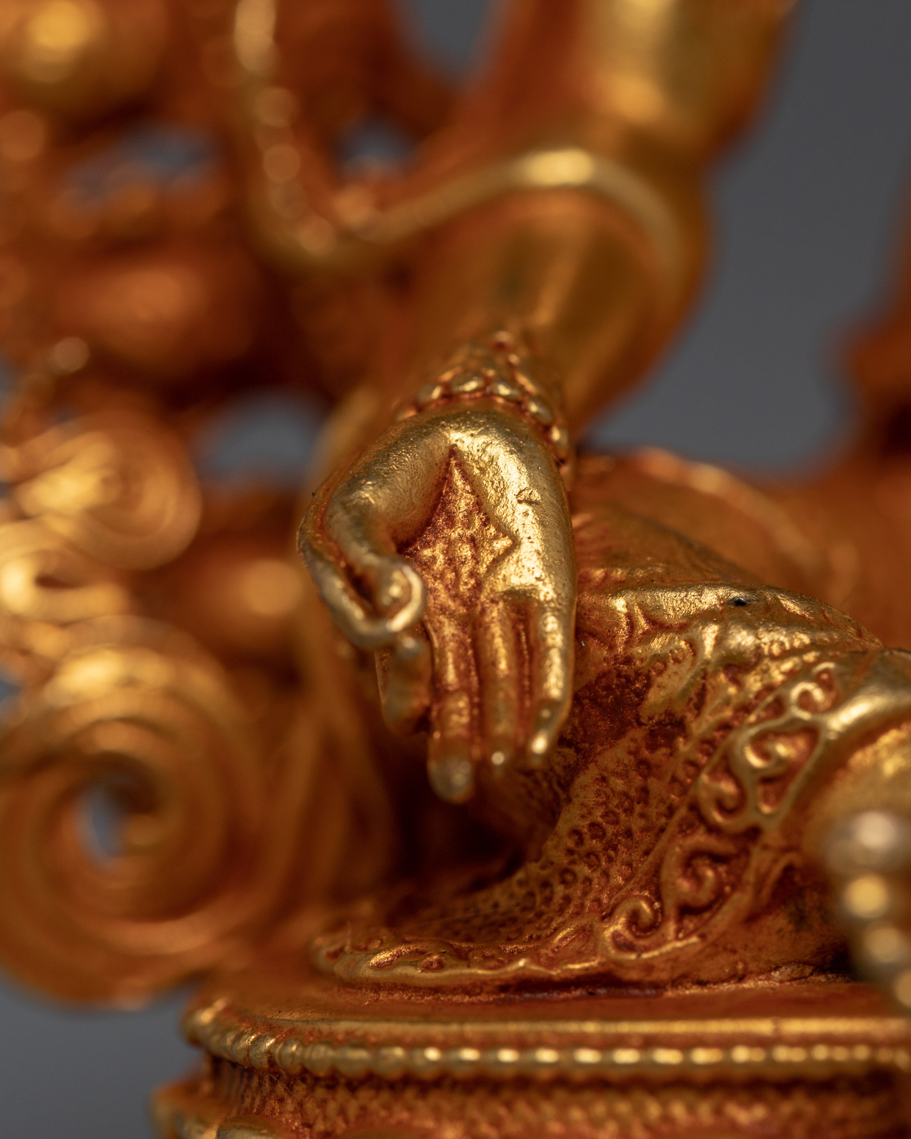 Mini Green Tara Sculpture | Buddhist Deity