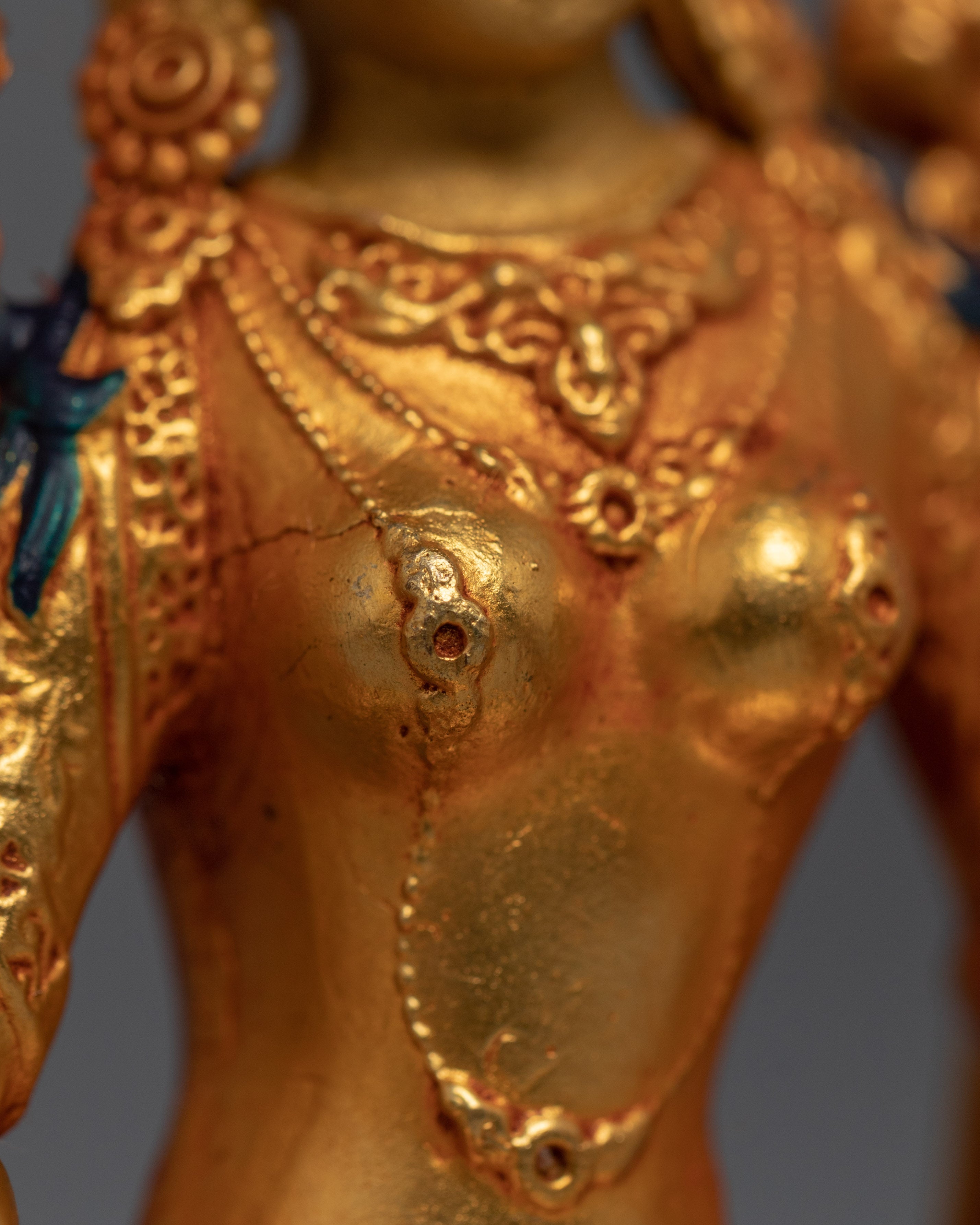 Mini Green Tara Sculpture | Buddhist Deity
