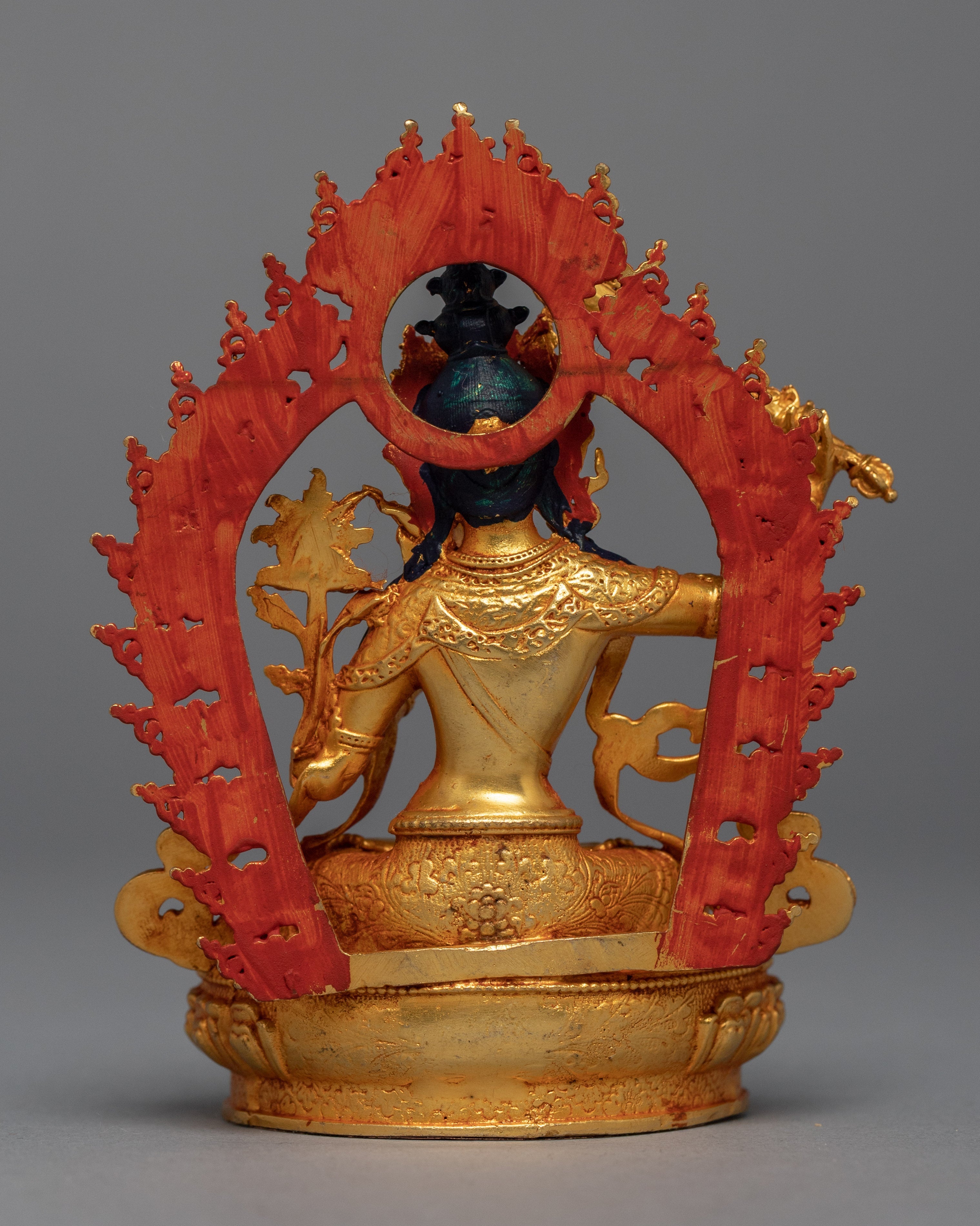 Mini Manjushri Sculpture | Bodhisattva Wisdom Deity
