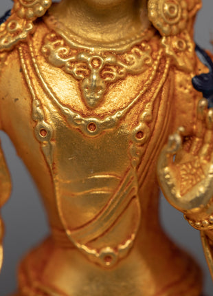 Mini Manjushri Sculpture | Bodhisattva Wisdom Deity