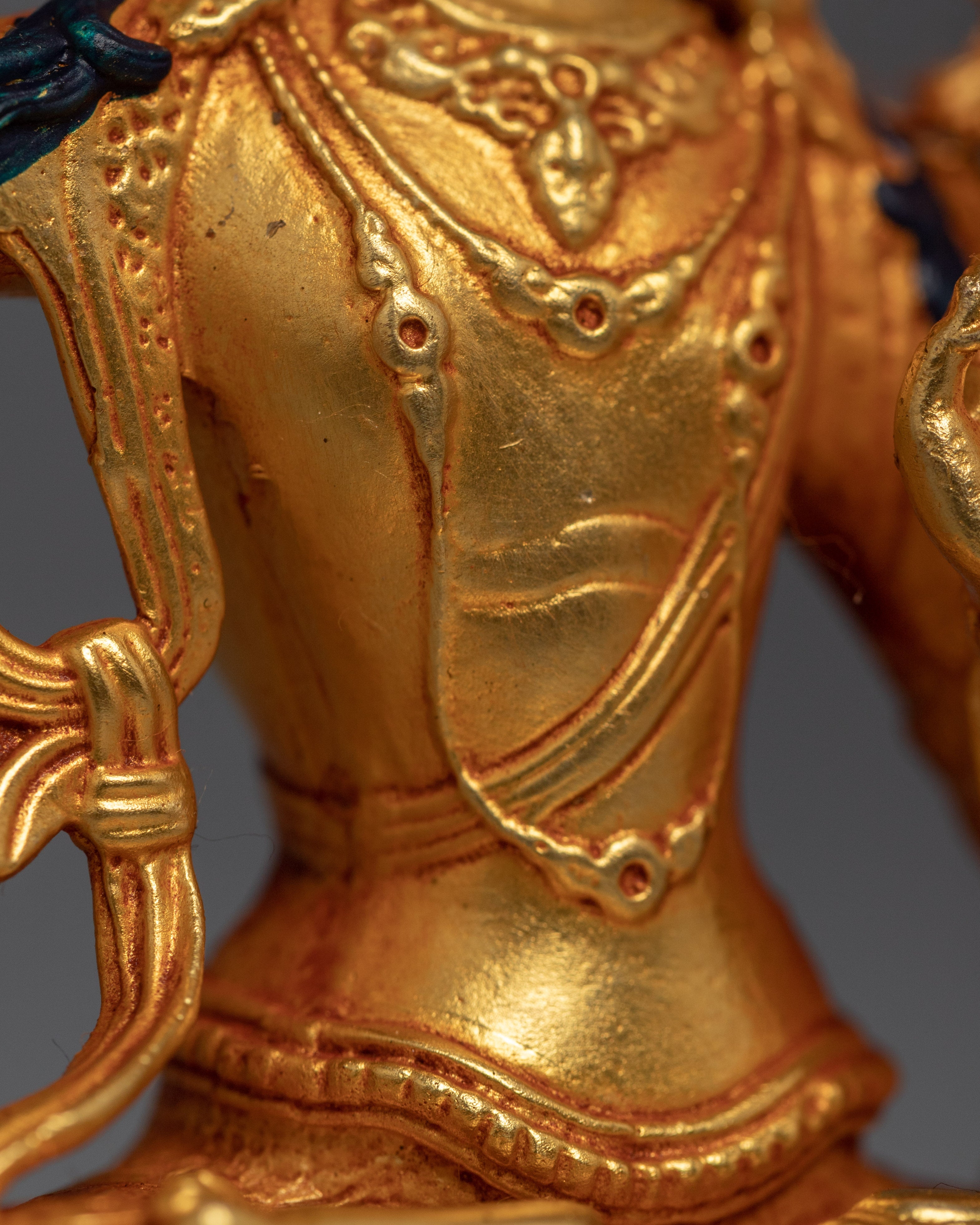 Mini Manjushri Sculpture | Bodhisattva Wisdom Deity