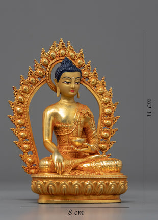 Buddha Shakyamuni Sculpture | Traditional Himalayan Buddhist Artworks