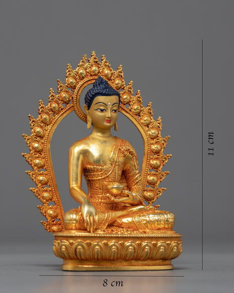 Buddha Shakyamuni Sculpture | Traditional Himalayan Buddhist Artworks