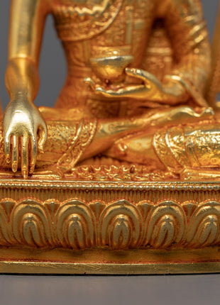 Buddha Shakyamuni Sculpture | Traditional Himalayan Buddhist Artworks