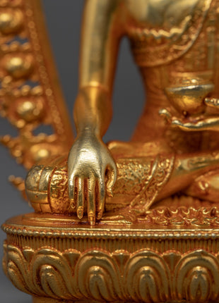 Buddha Shakyamuni Sculpture | Traditional Himalayan Buddhist Artworks