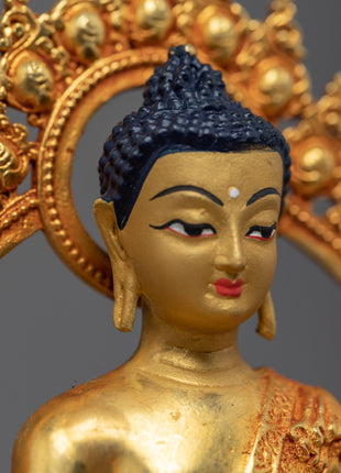 Buddha Shakyamuni Sculpture | Traditional Himalayan Buddhist Artworks