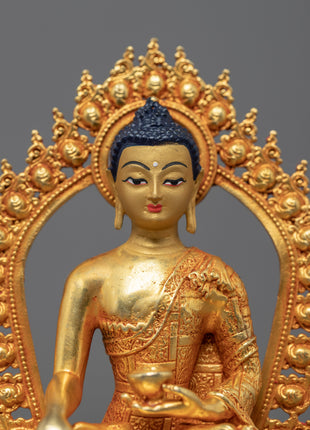 Buddha Shakyamuni Sculpture | Traditional Himalayan Buddhist Artworks