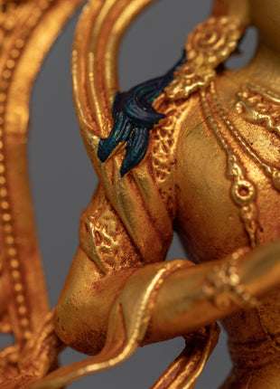 Vajrasattva Mini Sculpture | Traditional Dorje Sempa Art