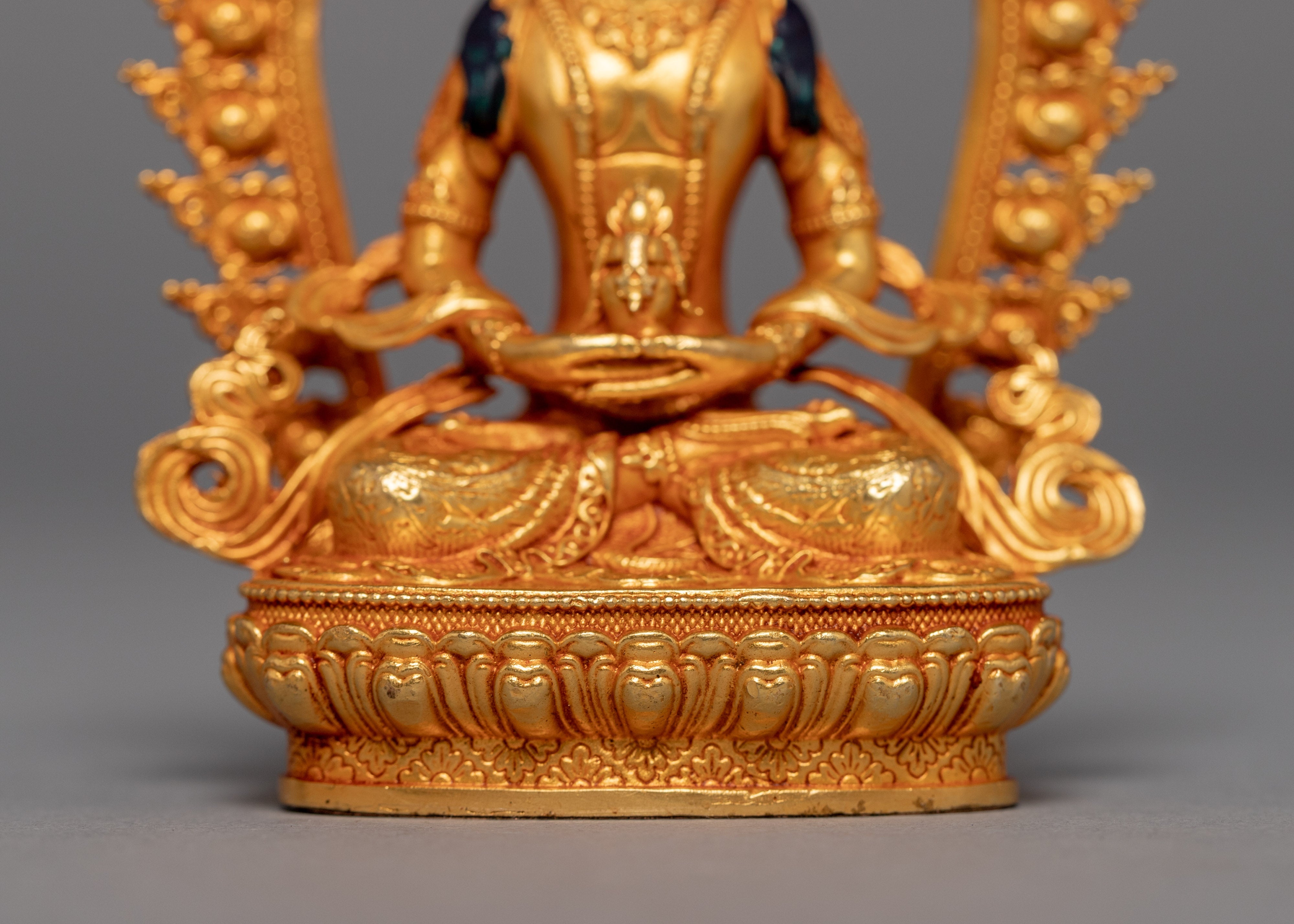 Mini Amitayus Sculpture | Himalayan Buddhist Art